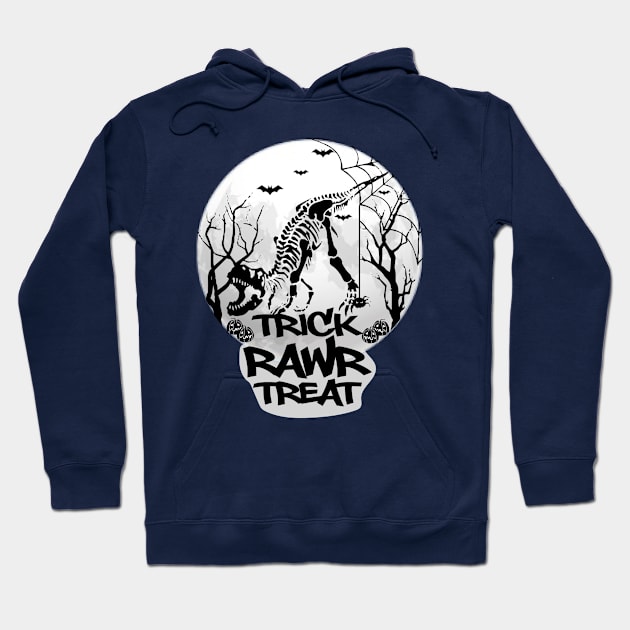 trick rawr treat halloween Hoodie by Fadloulah